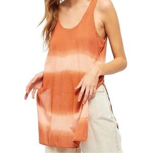 We The Free Joni Tank Top in Citrus Sunset Combo Size S